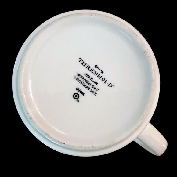 THRESHOLD "MR. RIGHT" White & Black Coffee/Tea Mug, Microwave & Diswasher Safe - Picture 8 of 8